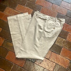 Talbots size 10 cream color trousers